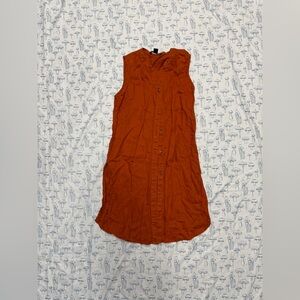 Nine West Terracotta Button-Up Top